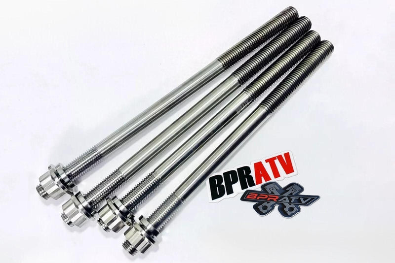 Predator 500 Outlaw 500 Cylinder Head Studs TITANIUM Heavy Duty Stud Nut Kit Set