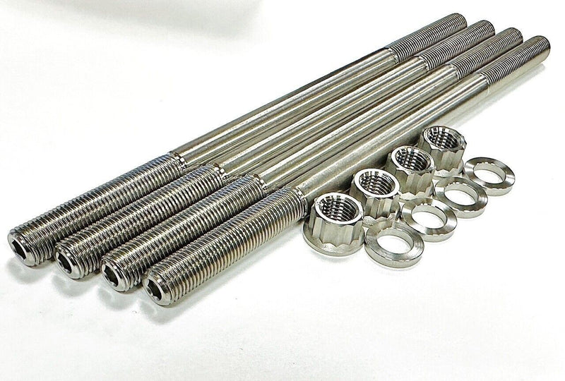 Predator 500 Outlaw 500 Cylinder Head Studs TITANIUM Heavy Duty Stud Nut Kit Set