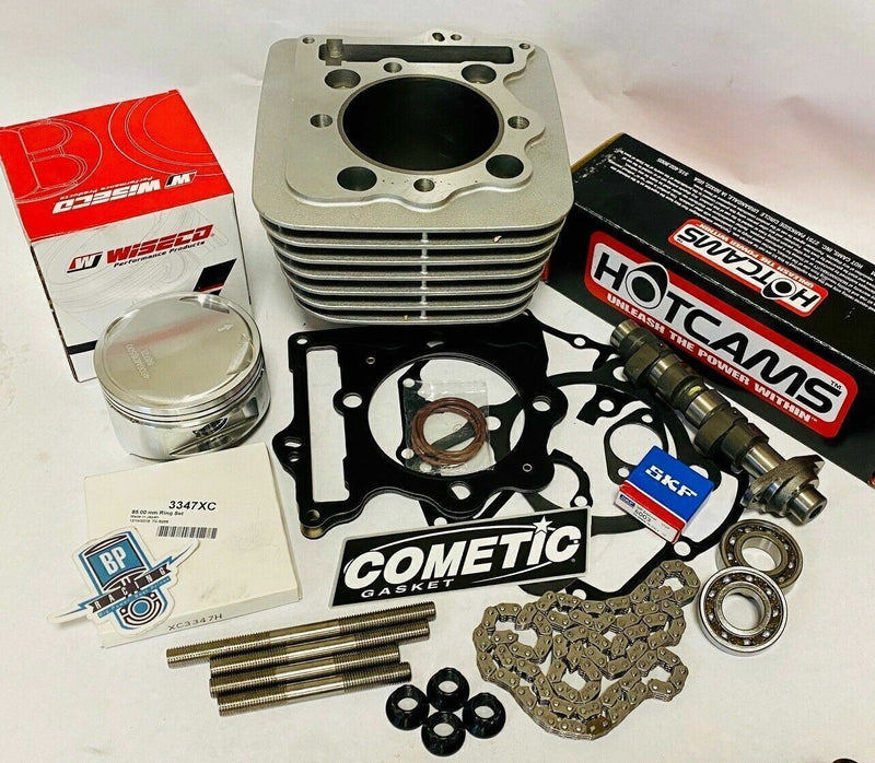 400EX 400X TRX400EX 87mm Big Bore Kit Stage 2 Hot Cams Camshaft Complete Top End
