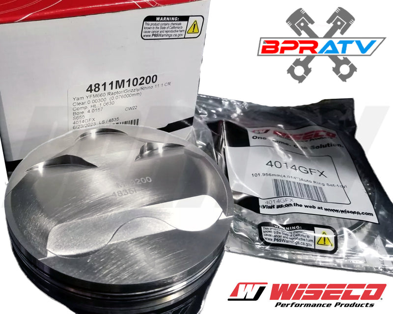 Raptor 660 102mm Big Bore Kit Stage 3 Hotcam 686cc NIKASIL CYLINDER +2mm Top End