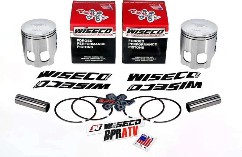 Banshee Wiseco 66mm Pistons Piston Set Pair +2 mm Bore Pro Lite Forged 513M06600