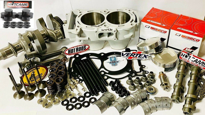 17+ XP 1000 XP1000 Complete Motor Engine Rebuild Valves Cams Shim Conversion Kit