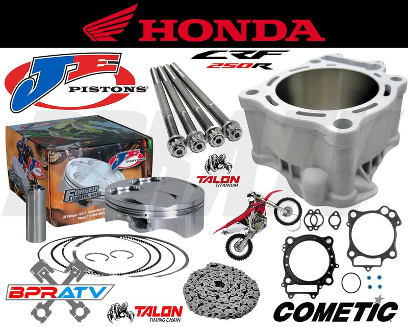 04-09 CRF250R CRF 250R OEM Big Bore 80mm Cylinder Complete Top End Rebuild Kit