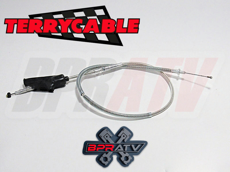 Banshee Black Shorty Levers Clutch Throttle TERRYCABLE Steel Braided Cables PWK