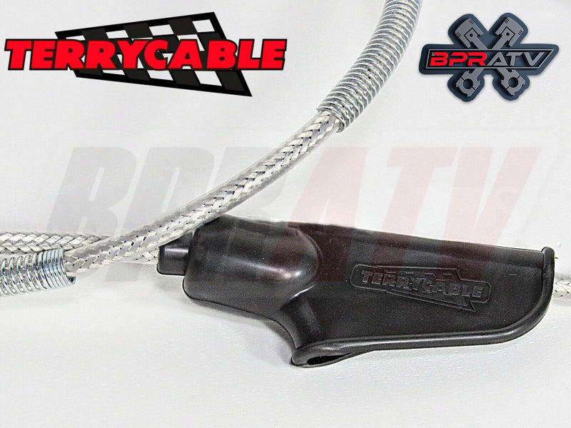 Banshee Black Shorty Levers Clutch Throttle TERRYCABLE Steel Braided Cables PWK