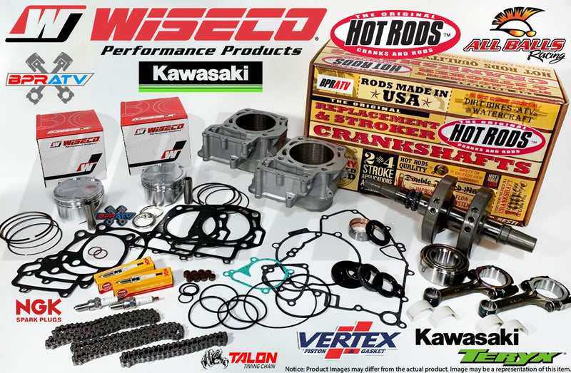 05-11 Brute Force 750 KVF Teryx Crank Complete Motor Engine Rebuild Assembly Kit