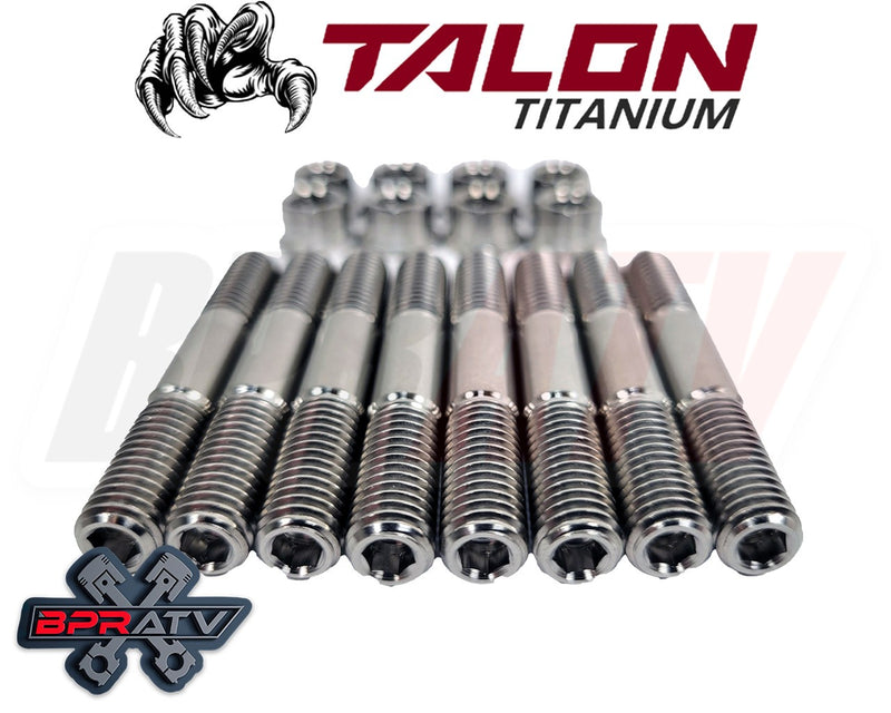 Banshee Crankcase Studs Bolt Kit Titanium Reusable Cylinder Case Head Stud Kit