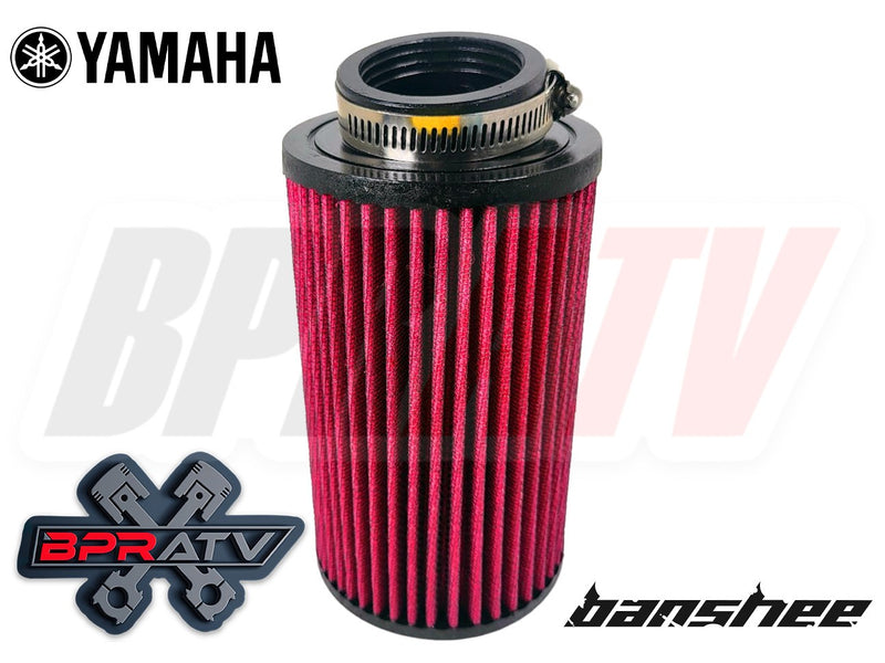 Banshee 26mm Stock Carb Filters K+N Style Oversize Washable Flow Air Filter Pair