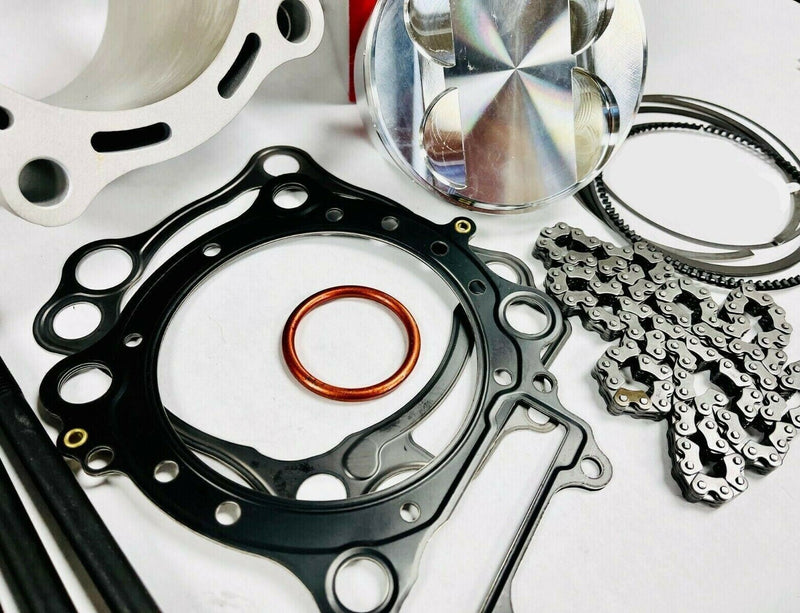 06+ TRX450R Stage 3 Hotcam 100mm Big Bore 3mm Stroker Complete Rebuild Kit 520cc