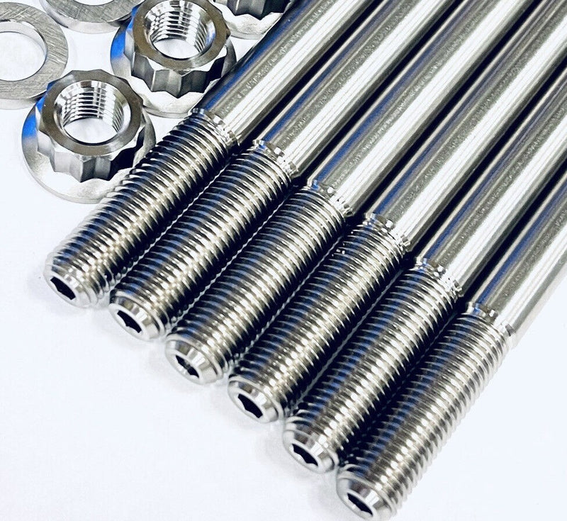 06+ Ranger 700 800 X2 Crew Ti Cylinder Head Studs TITANIUM Head Stud Bolt Kit
