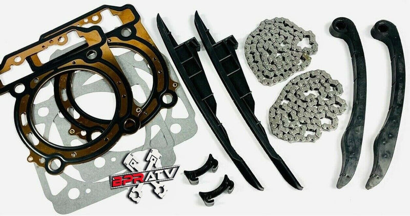 Maverick 1000 MAX Front Rear Cam Chain Guides Timing Guide Both Heads Gaskets