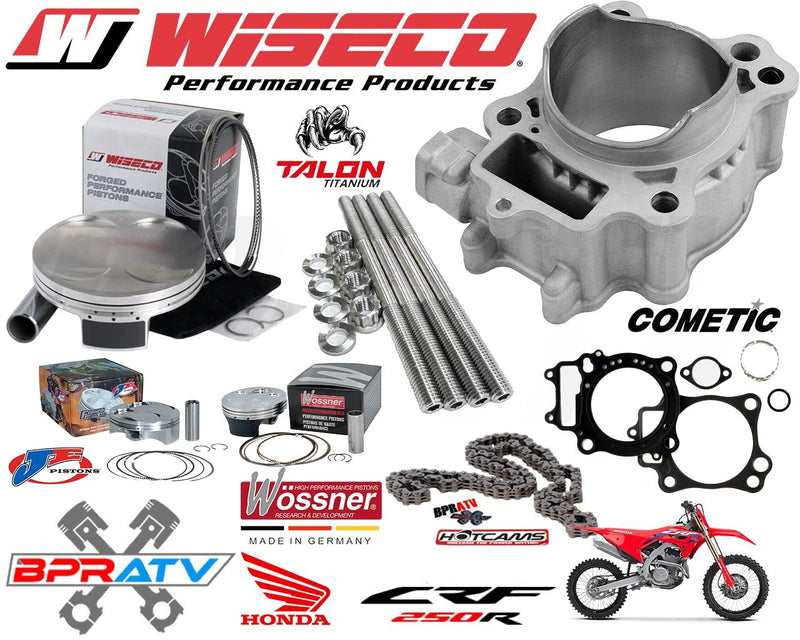 18-25 CRF250R CRF 250RX Stock Bore Cylinder Complete Rebuilt Top End Rebuild Kit