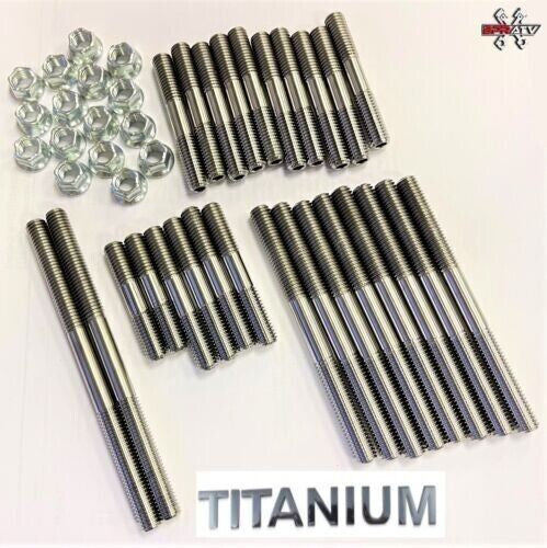Banshee Cub DM Crankcase Studs Complete Top Bottom Case Head Sutd Extenders Kit