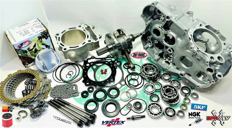 10-15 KX450F KX 450F Crankcases Rebuild Kit Complete Motor Engine Rebuild Cases
