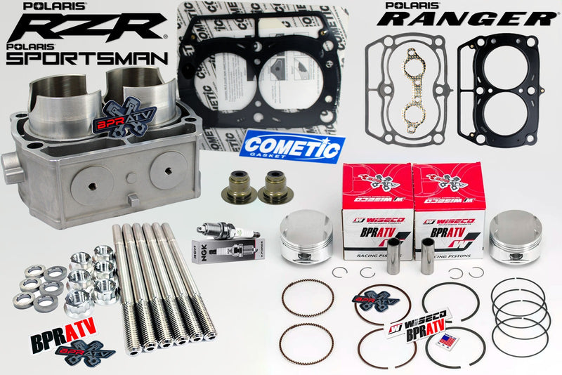 Polaris Ranger RZR Sportsman 800 Top End Rebuild Kit Cylinder Piston Gaskets Kit