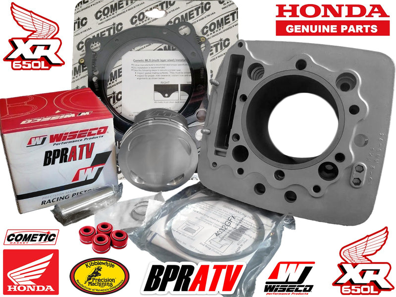 XR650L XR 650L Big Bore Kit 102.41 Cylinder Hotcam Hot Cam +2.41 Top End Rebuild