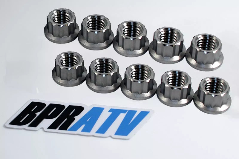 Best Banshee 521 10mm Supercub Titanium Cylinder Head Studs Super Cub Stud Kit