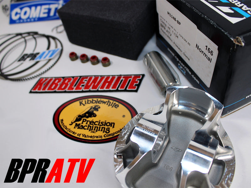 King Quad 700 CP Piston Stock Bore 102mm CP-Carrillo Gaskets Head Gasket Kit Set