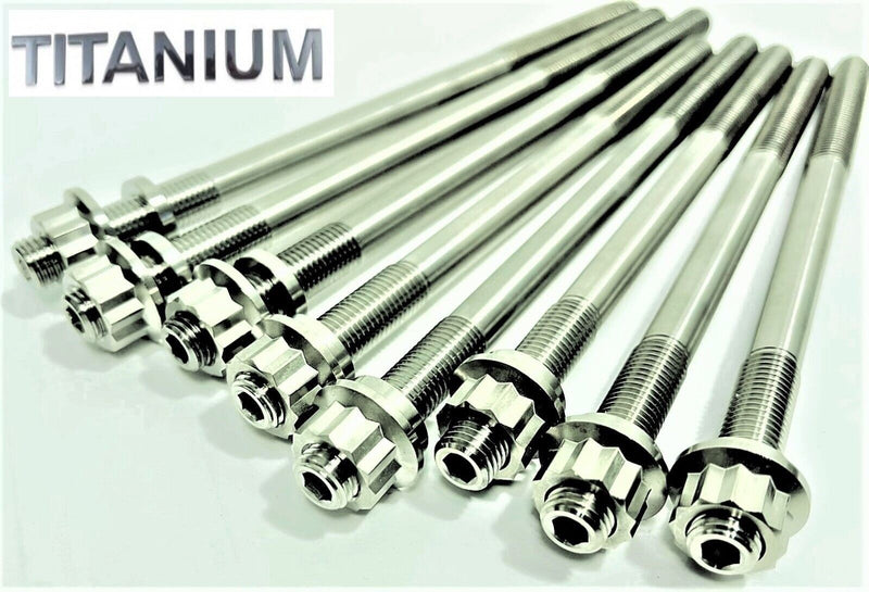 Brute Force 650 Ti Head Studs Titanium Aftermarket Strongest Cylinder Stud Kit