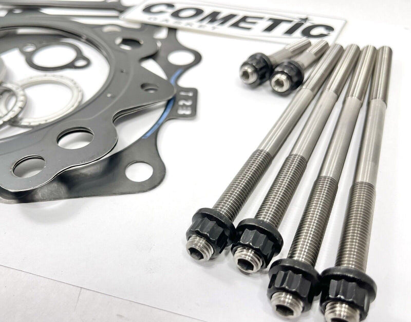 Raptor 700 Titanium Head Studs 108mm Head Gaskets Ti Stud Cometic Gasket Kit +6
