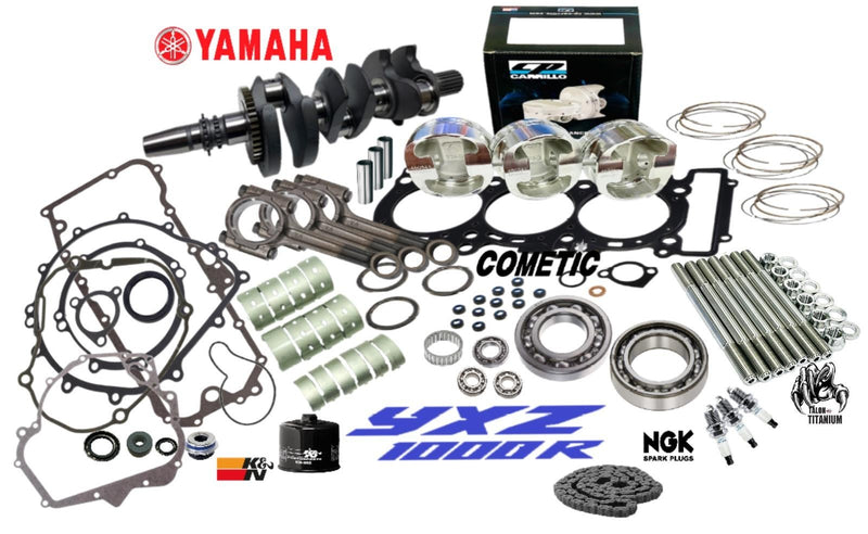 YXZ1000R SS EPS Complete Rebuild Kit Crank Rods Top Bottom End Assembly Repair