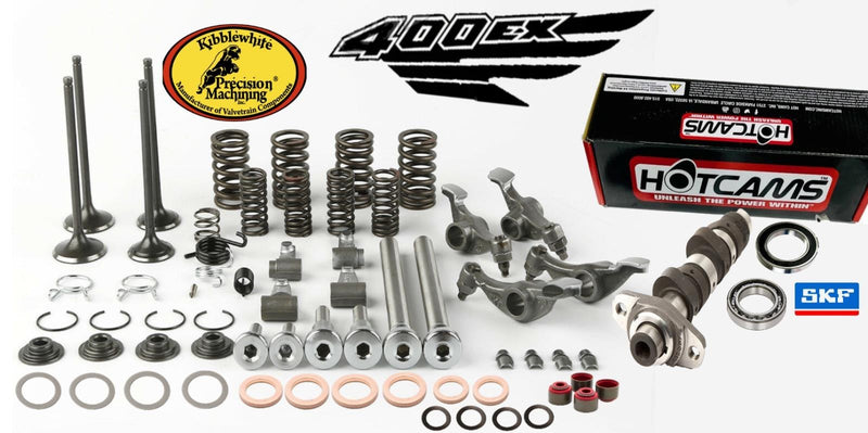 TRX 400EX 400X Stage 2 Hot Cam Kibblewhite Valve Springs Head Rebuild Redo Kit