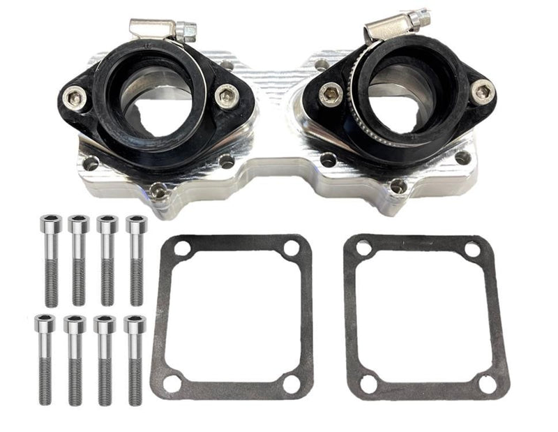 Banshee 30mm Carb Intake Manifolds One Piece Billet Manifold Intakes Boots Kit
