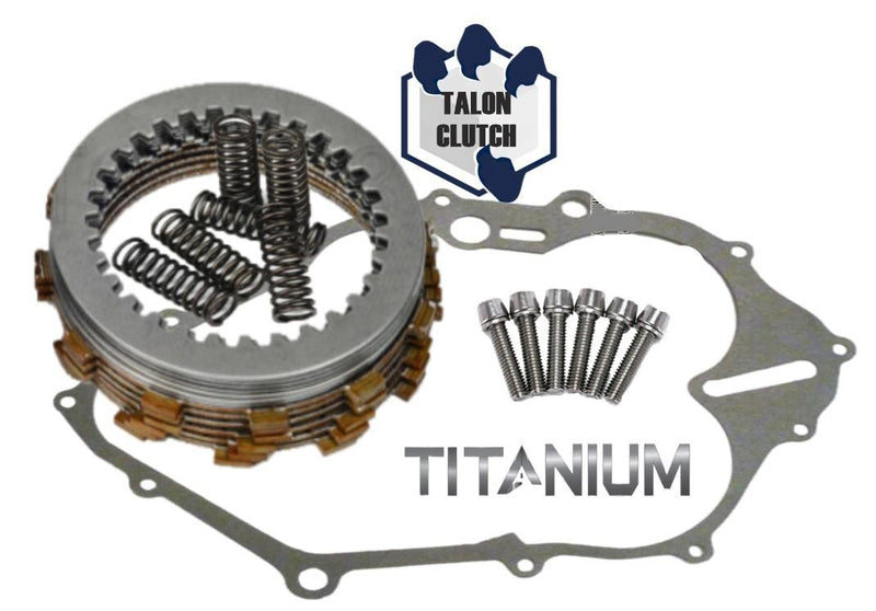 Raptor 660 Talon Clutch Kit Pack Titanium Bolts Case Cover Gasket Complete Set