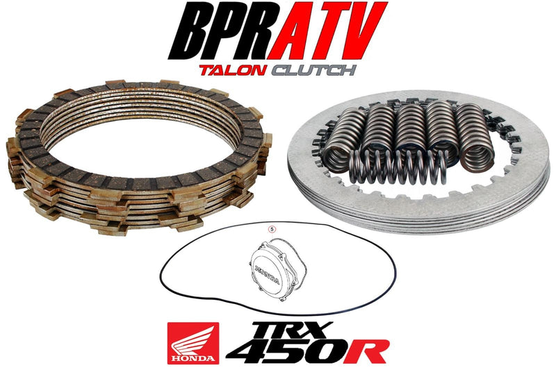 04 05 TRX450R TRX 450R Talon Clutch Kit Cover Oring Titanium Spring Bolt Kit Set