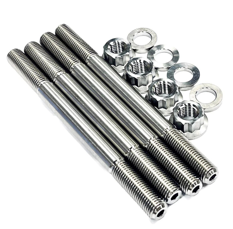 Best 400EX 400X XR400 Cylinder Head Studs ALL TITANIUM Stud Bolt Nut Upgrade Kit