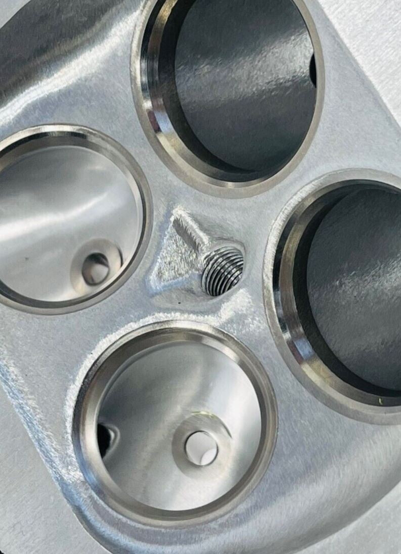 King Quad 700 750 Cylinder Head Assembly Ported Porting Valves Springs Assembled