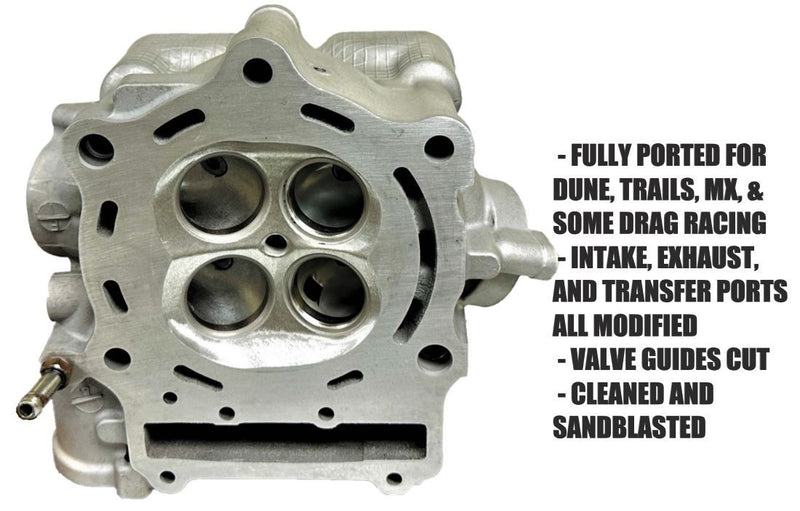 Suzuki 11100-31G50 King Quad LTA 750 Best Ported Cylinder Head Porting Port