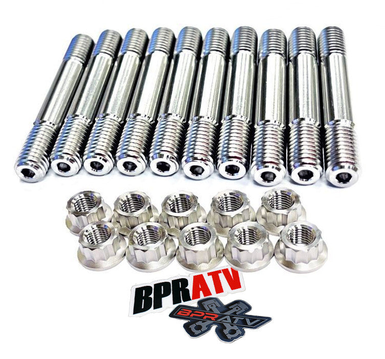 05-16 Suzuki GSXR1000 Titanium Cylinder Head Studs Stud Bolt Nuts Kit GSX-R 1000