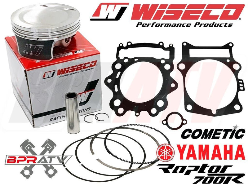Yamaha Raptor 700R 105.5mm Big Bore Cylinder Kit 11:1 Wiseco 734 Top End Rebuild