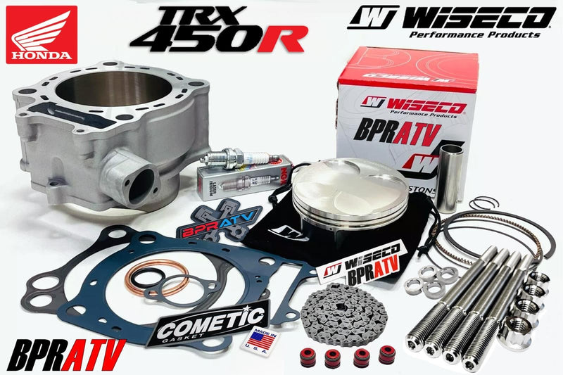 04 05 TRX450R Top End Rebuild Kit 94mm Stock Cylinder Piston Assembly Redo Parts