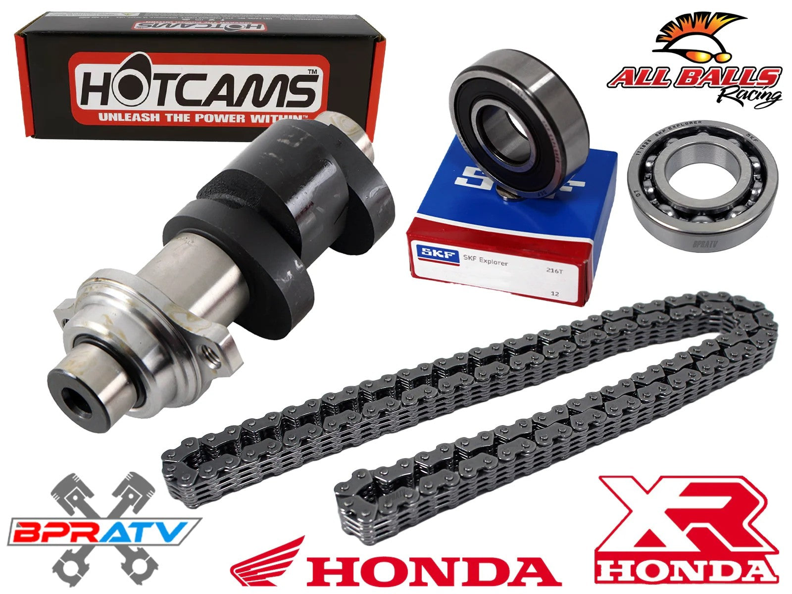 Honda XR650R Rebuild Kit Stage 2 Hot Cams Stock OEM Cylinder