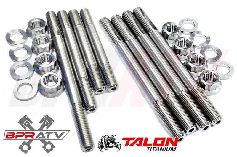 400EX XR400R Titanium Cylinder Studs Head Studs Crankcase Cylinder Head Stud Kit