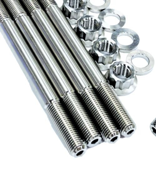 Raptor Rhino Viking 700 TITANIUM Cylinder Head Studs Crankcase Stud Nut Kit