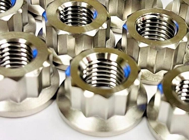 Wildcat XX Ti Exhaust Studs TITANIUM Head Pipe Stud 12 Point Nut Kit 3021-862