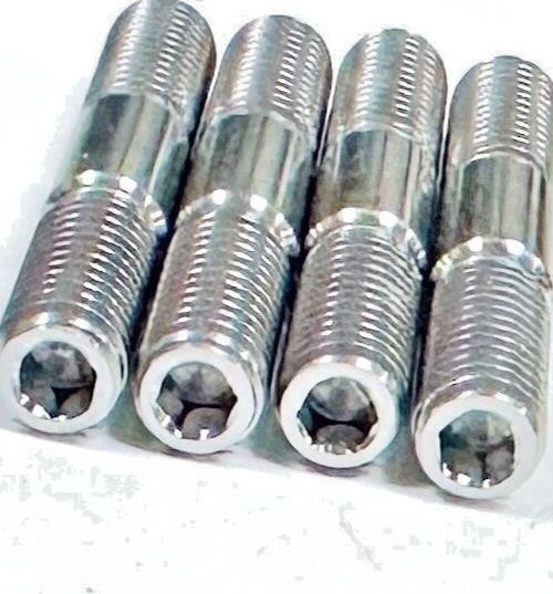 Wildcat XX Ti Exhaust Studs TITANIUM Head Pipe Stud 12 Point Nut Kit 3021-862
