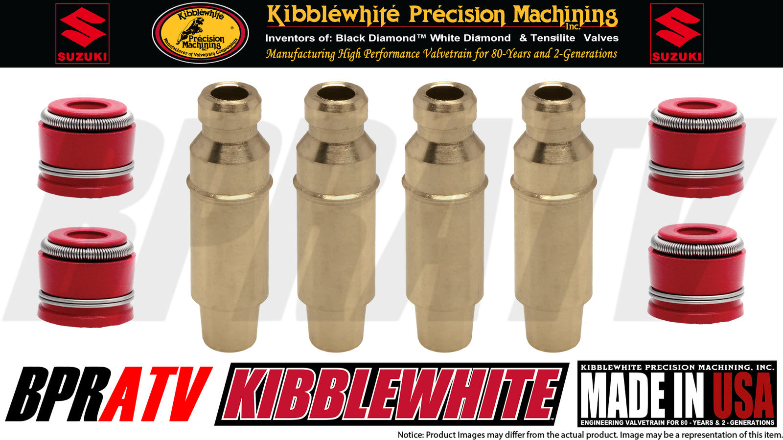 Suzuki LTZ400 Z400 LTZ 400 Kibblewhite Head Intake Exhaust Valve