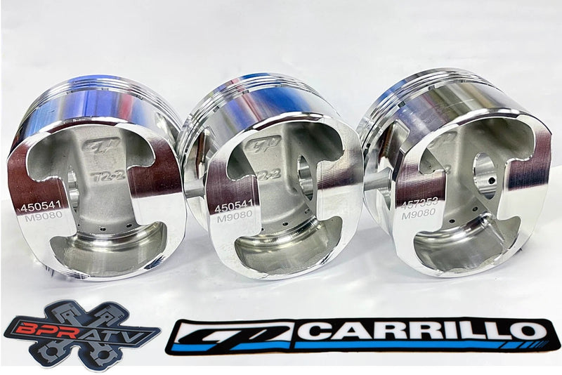 Can Am Maverick X3 Turbo Stock Bore 9.5:1 CP Carrillo Piston Pistons Kit (All 3)