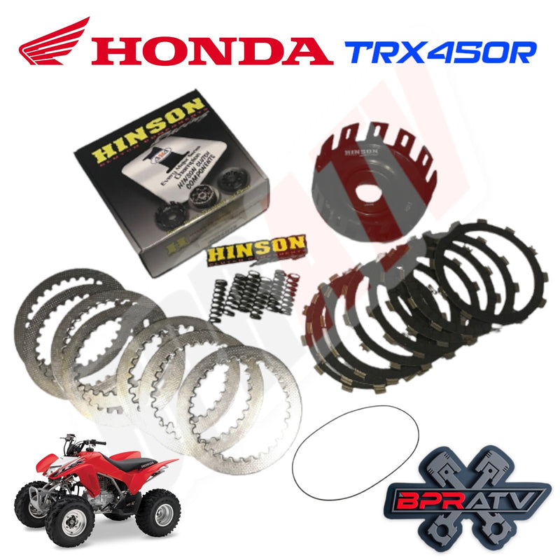 Honda TRX450R TRX 450R Hinson Billet Basket Heavy Duty Clutch Kit Gasket +O-Ring