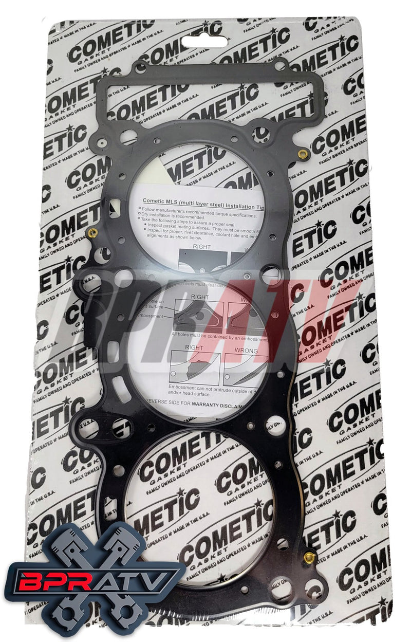 YXZ1000R YXZ 1000 OEM Bore 80mm 11.5:1 CP Piston Set Cometic & MLS Head Gasket