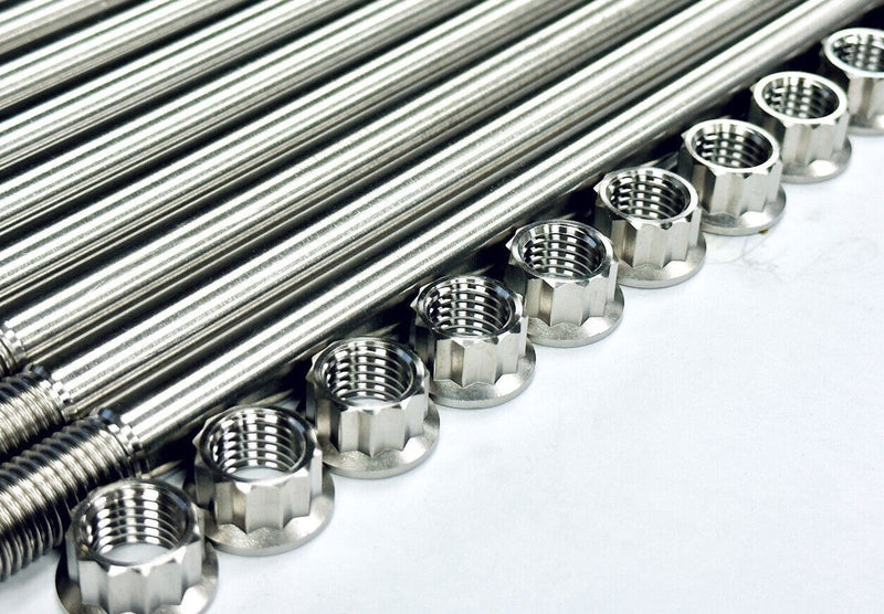 Ducati 76610551D Studs TITANIUM Case Cylinder Head Stud Kit Monster Hypermotard