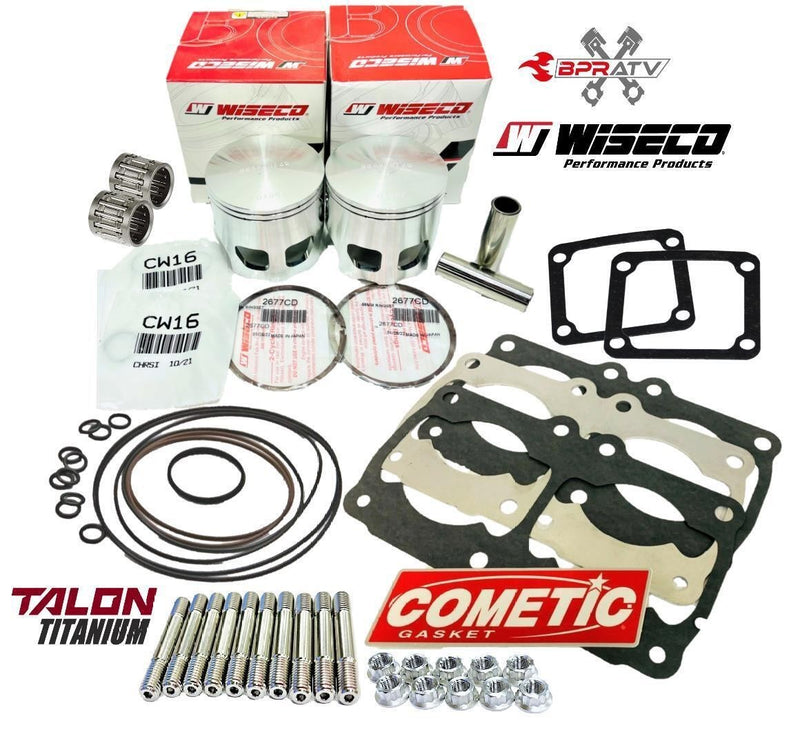 Banshee Big Bore Stroker Kit 66mm Wiseco Long Rod Pistons Spacer Top End Rebuild