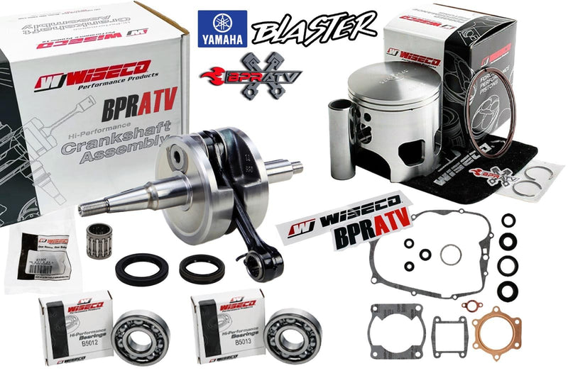 Yamaha Blaster 200 Heavy Duty WISECO Crankshaft Pro Lite Piston Seals Gasket Kit