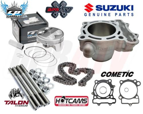 04 RMZ250 RMZ 250 K1100-50005 OEM Cylinder CP Piston Cometic Top End Rebuild Kit