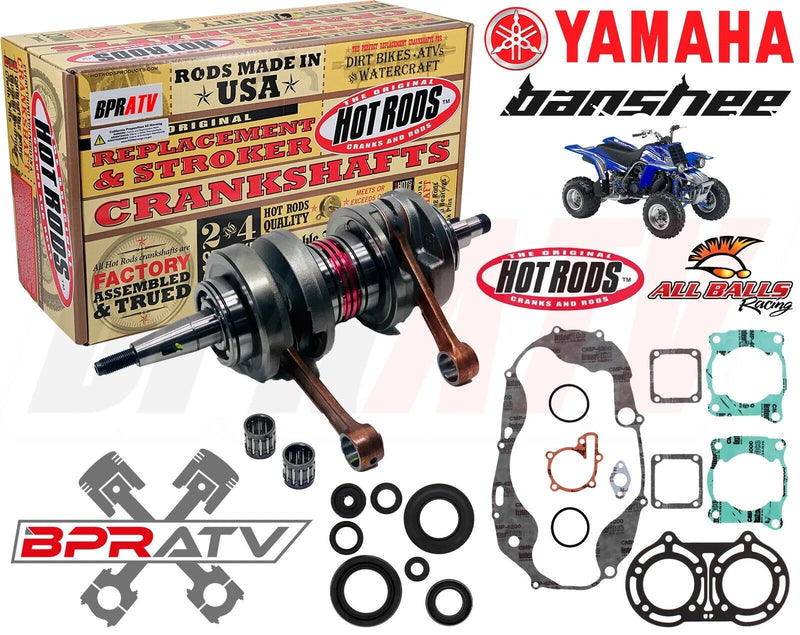 Banshee 64.50mm .020" Big Bore Wiseco Hotrods Bottom Top End Motor Rebuild Kit