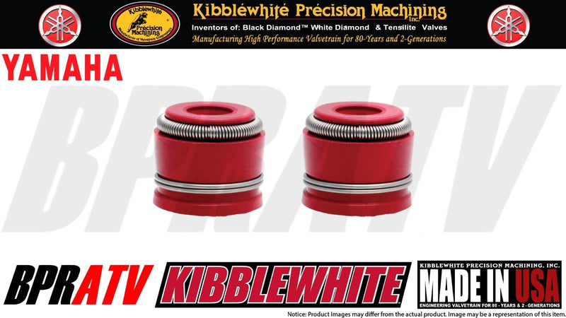 14-18 Yamaha YZ250F YZ 250F Stock Kibblewhite INTAKE Valves Viton Seals Pair Kit